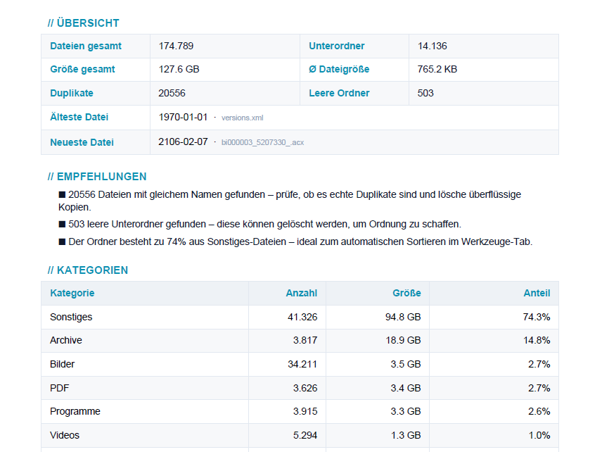 CNYT File Analyzer – PDF Export