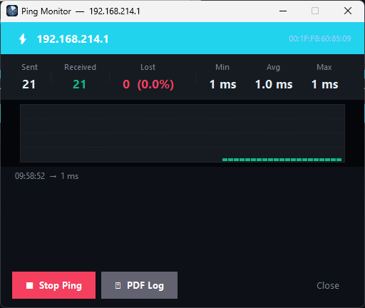 CNYT LAN Scanner – Ping Monitor